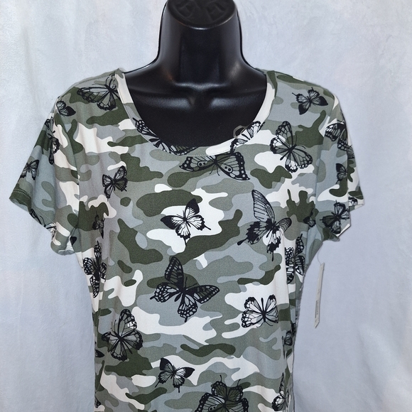 No Boundaries Green Camouflage Dress - Picture 3 of 6